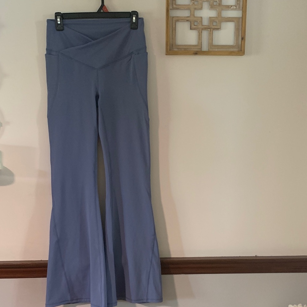 Fabletics Blue Flare Pants